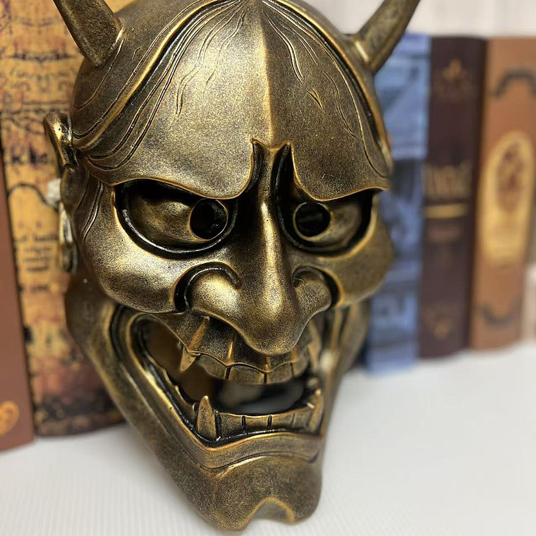 般若 はんにゃ マスク 般若の お面 仮面 樹脂 型 かぶりもの 被り物