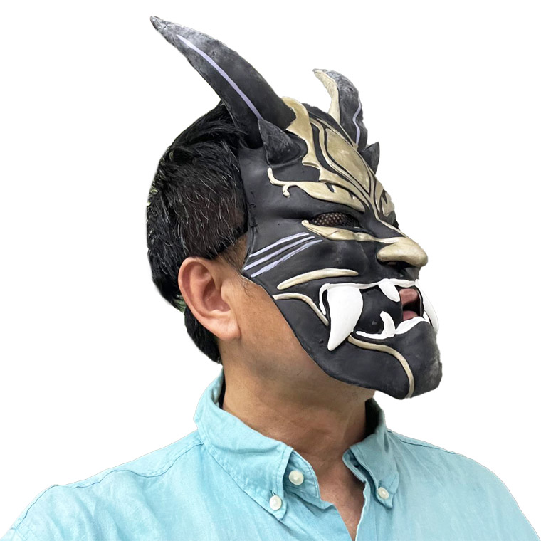原神 げんしん 夜叉 〓 般若 はんにゃ マスク 仮面 かぶりもの 被り物 能面 面具 鬼 赤鬼 黒鬼 魔王 