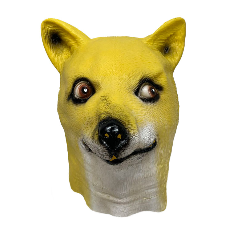 アニマルマスク 犬 熊 くま リアル お面 仮面 仮装 被り物 変装 マスク