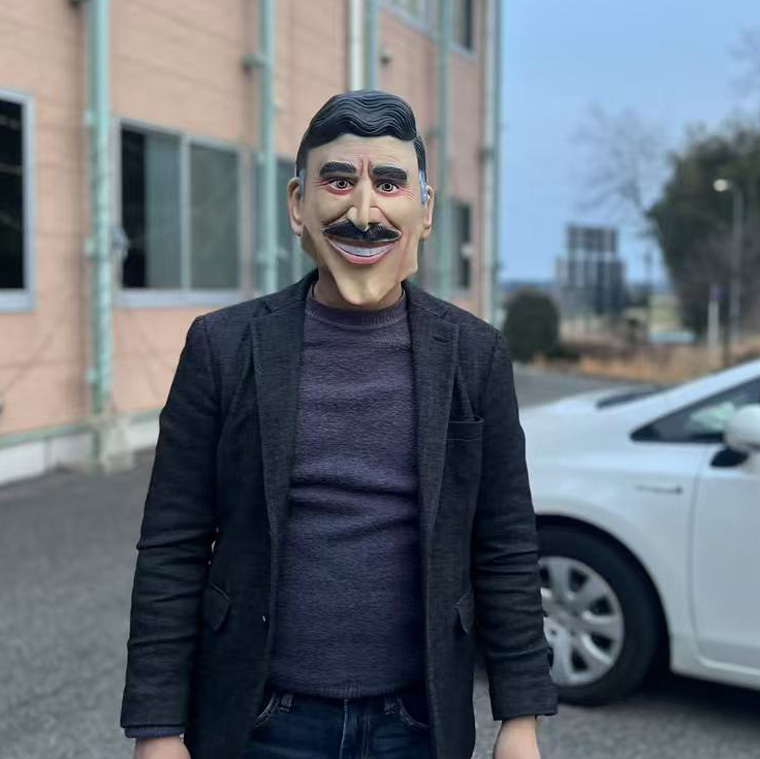 中年 外人 ダンディ ハンサム イケメン 男性 紳士 男 白人 おじさん オヤジ お面 仮面 マスク かぶりもの 被り物 変装 仮装 トルコ アラブ 中東 ヨーロッパ