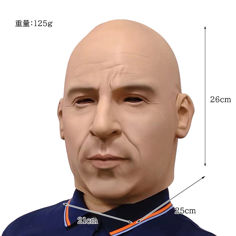 外人 ダンディー 中年 スター イケメン 役者 タレント 俳優 大物 スポーツ キン肉マン おやじ お面 仮面 仮装 被り物 変装 マスク かぶりもの ラバーマスク 