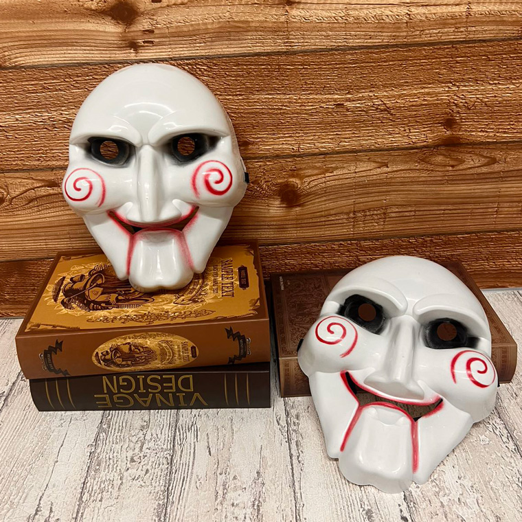 殺人鬼 マスク ホラーマスク 赤い 渦巻き 仮面 怖い お面 かぶりもの