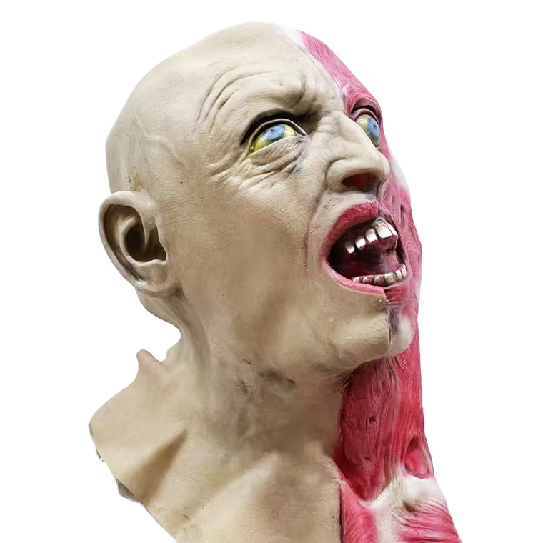 口縫い ドクロマスク お面 スカル 悪魔 ゾンビ 宇宙人 お化け かぶりもの 被り物 仮面 変装