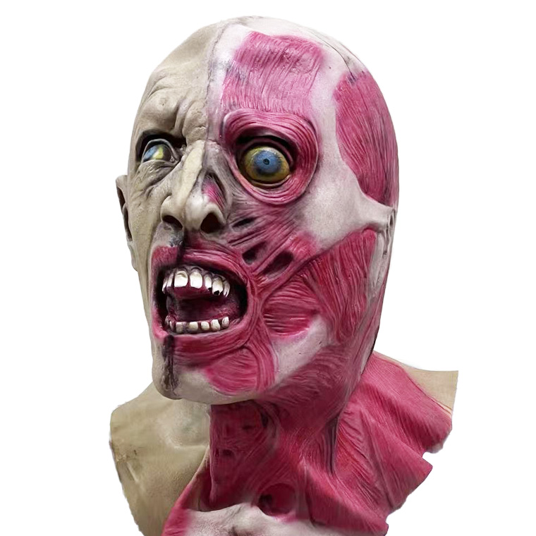 口縫い ドクロマスク お面 スカル 悪魔 ゾンビ 宇宙人 お化け かぶりもの 被り物 仮面 変装