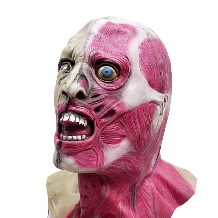 口縫い ドクロマスク お面 スカル 悪魔 ゾンビ 宇宙人 お化け かぶりもの 被り物 仮面 変装