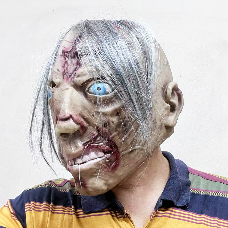 ゾンビ マスク 恐怖 悪魔 お化け 狂気 ホラーマスク スカル 骸骨 お面 かぶりもの 被り物 仮面 変装 仮装 