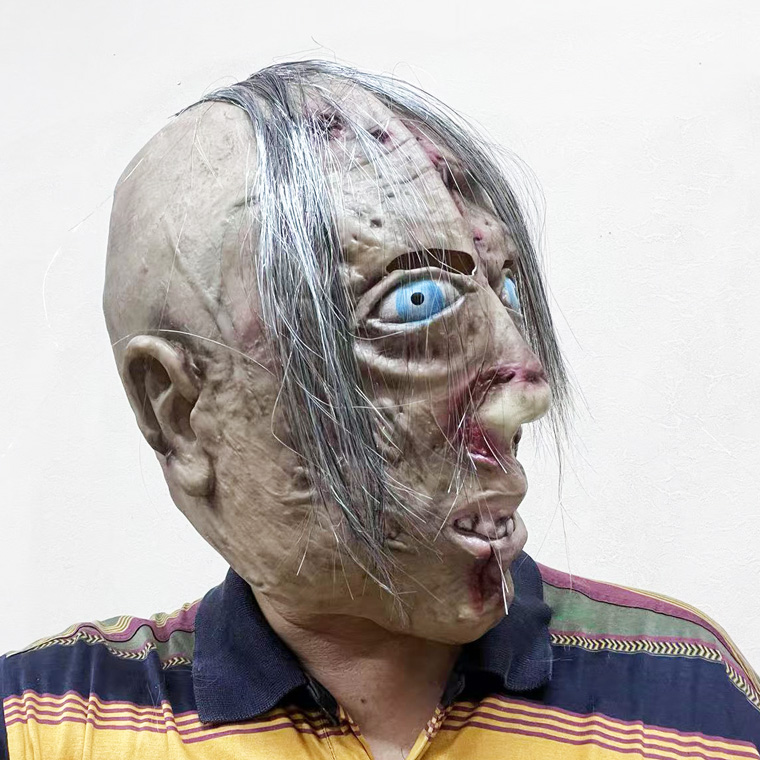 ゾンビ マスク 恐怖 悪魔 お化け 狂気 ホラーマスク スカル 骸骨 お面 かぶりもの 被り物 仮面 変装 仮装 