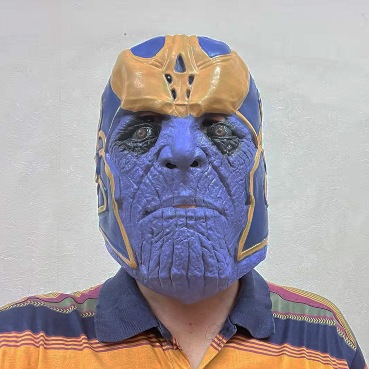 宇宙戦士 宇宙人 宇宙戦争 マスク 紫の巨人 SF お面 かぶりもの 被り物