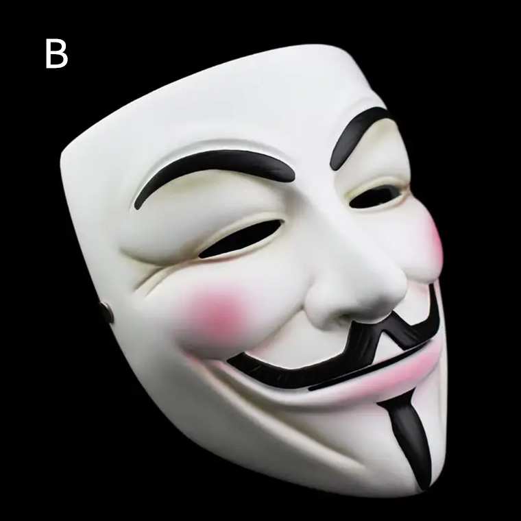 アノニマス 仮面 マスク ガイ・フォークス ホラーマスク 4個セット お