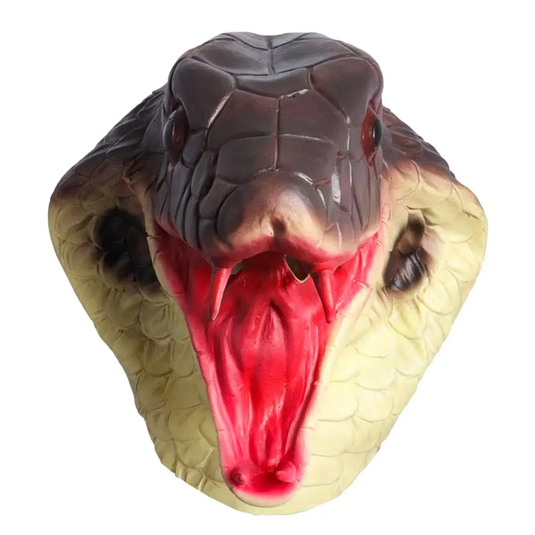 キング コブラ 蛇 ヘビ マスク お面 かぶりもの 被り物 仮面 変装 仮装