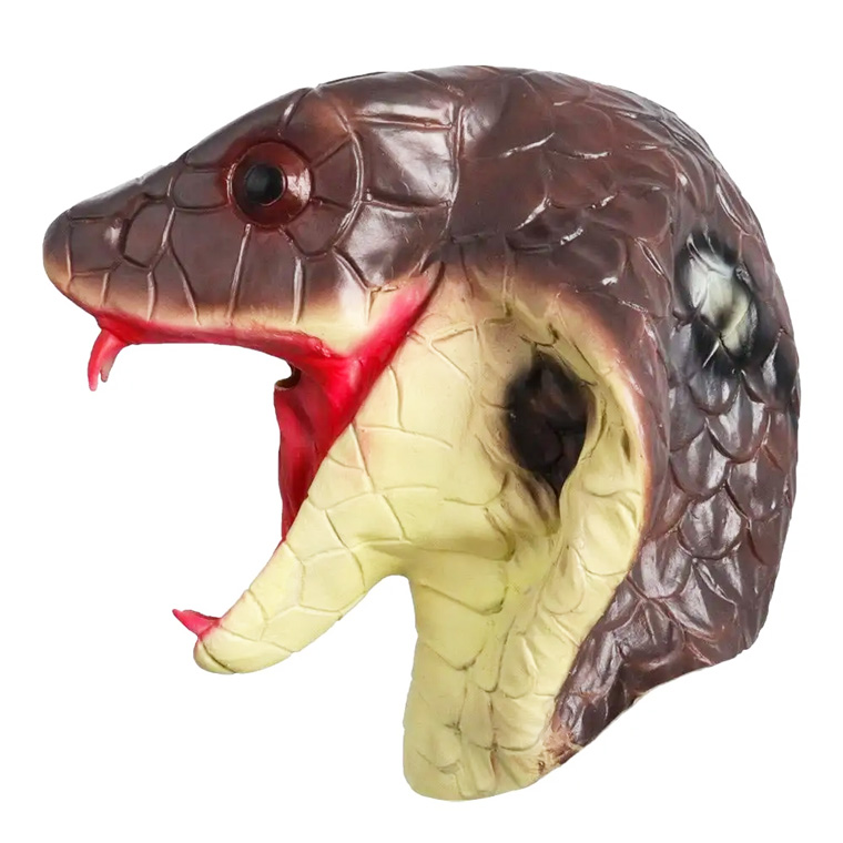 キング コブラ 蛇 ヘビ マスク お面 かぶりもの 被り物 仮面 変装 仮装