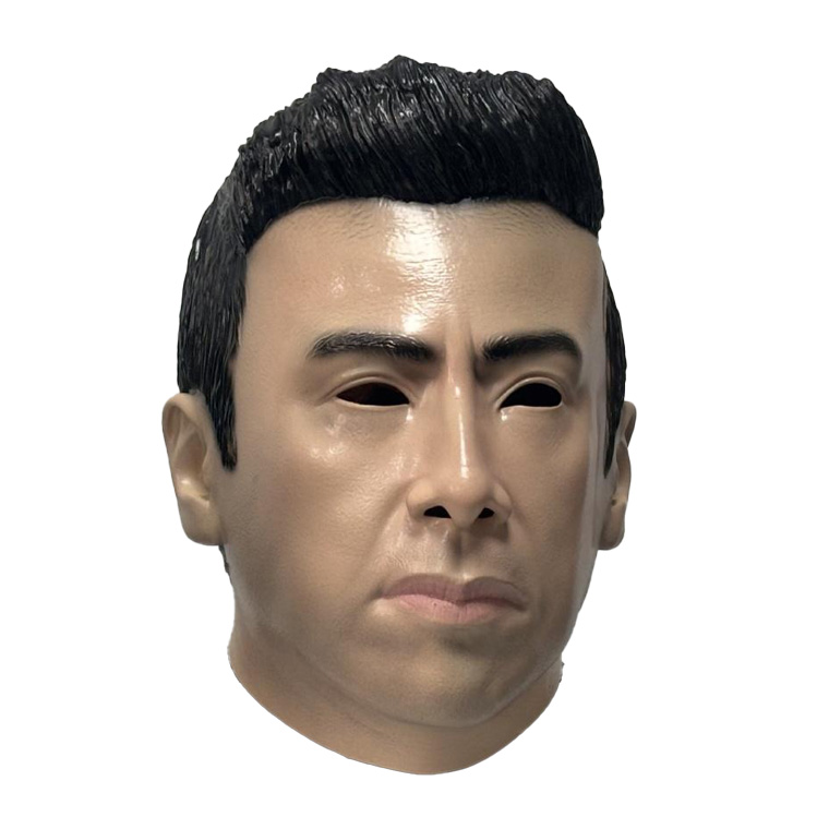 ハンサム イケメン アジア系 メンズ スター ダンディ 男性 マスク お面 リアルマスク コスプレ 青年 中年 仮装グッズ