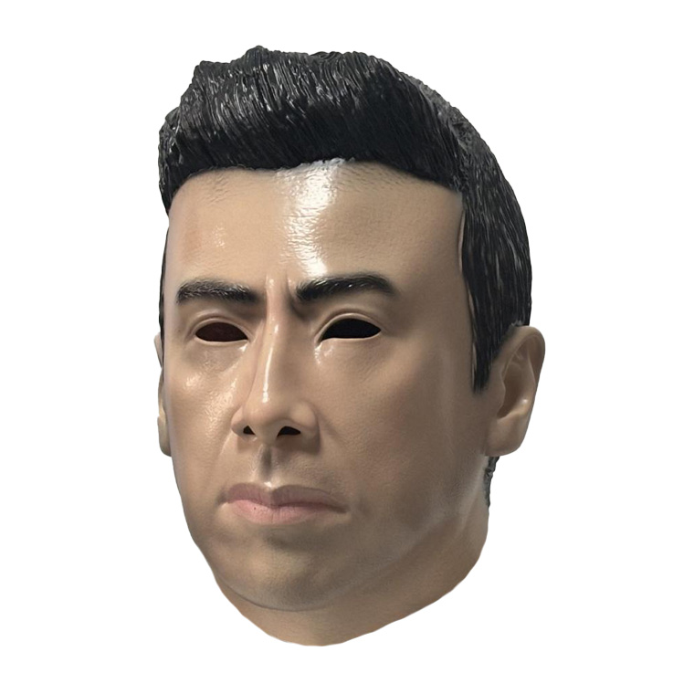 ハンサム イケメン アジア系 メンズ スター ダンディ 男性 マスク お面 リアルマスク コスプレ 青年 中年 仮装グッズ