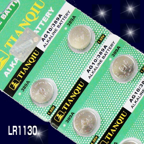 アルカリボタン電池 LR1130 AG10 10個セット 1シート コイン電池