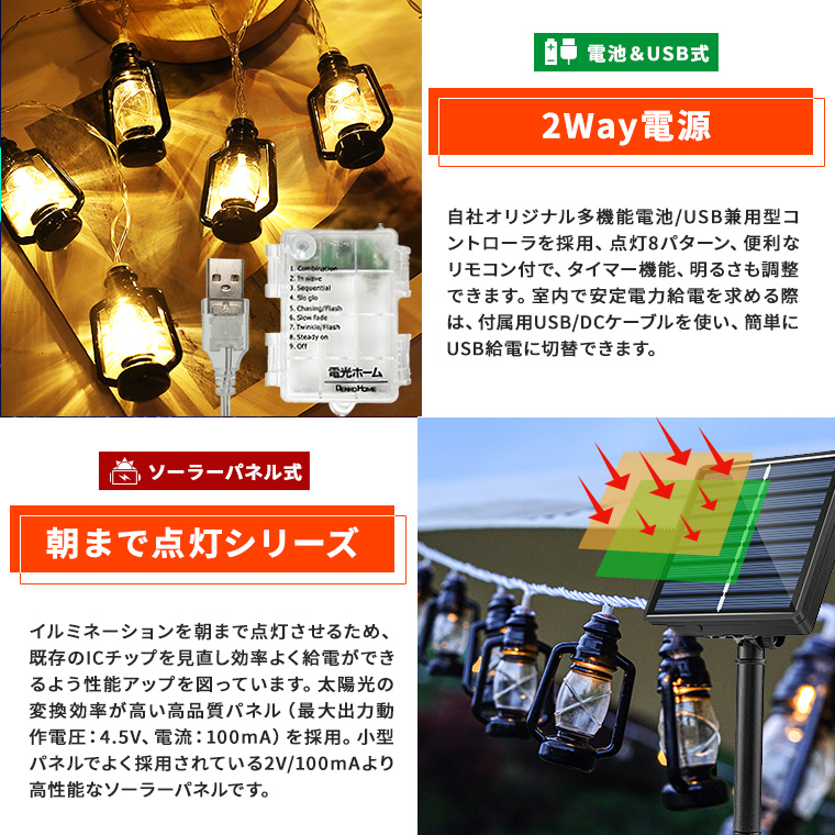 これだけで雰囲気が変わる！　ランタンデザインのパーティーライト新品電池付 楽天市場】LEDランタン 無段階調光 乾電池式 LEDライト カラフル
