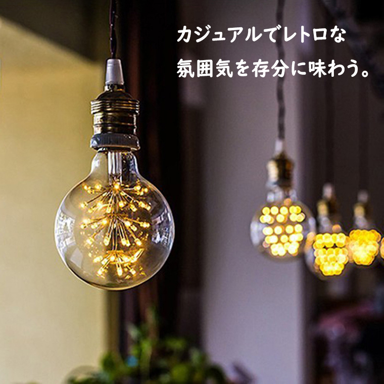 DENKO HOME（電光ホーム） エジソン電球 エジソンバルブ 花形 G125