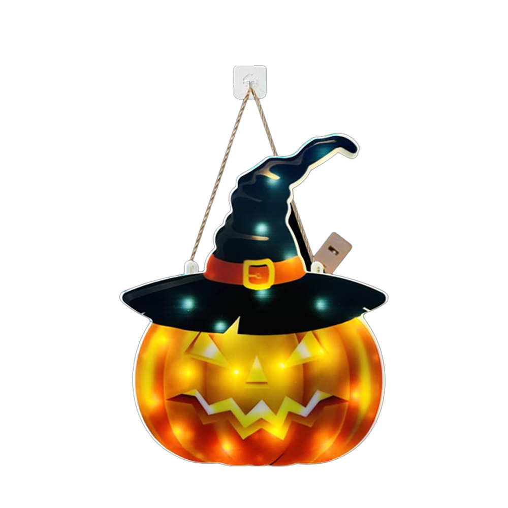 電飾ハロウィン DENKO HOME（電光ホーム） ハロウィン 飾り プレート 電飾 5種