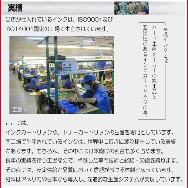 キャノン BCI-7eG 実績