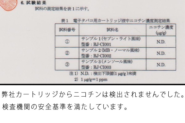 電子タバコ ニコチン・タールゼロ！