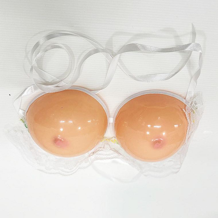 コスチューム バストブラジャー 仮装 変装 女装 ハロウィン おっぱい バスト 乳房 乳 Cカップ Dカップ Eカップ パーティー 二次会