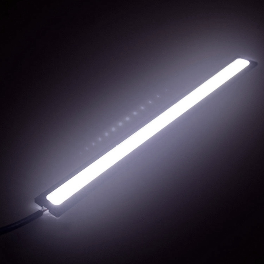 LED デイライト バー ライト 薄さ4mm ホワイト/ブルー/アイスブルー/アンバーDC12V 面発光 強力 全面発光 パネルラ イルミ COB 17cm｜various-goods｜02