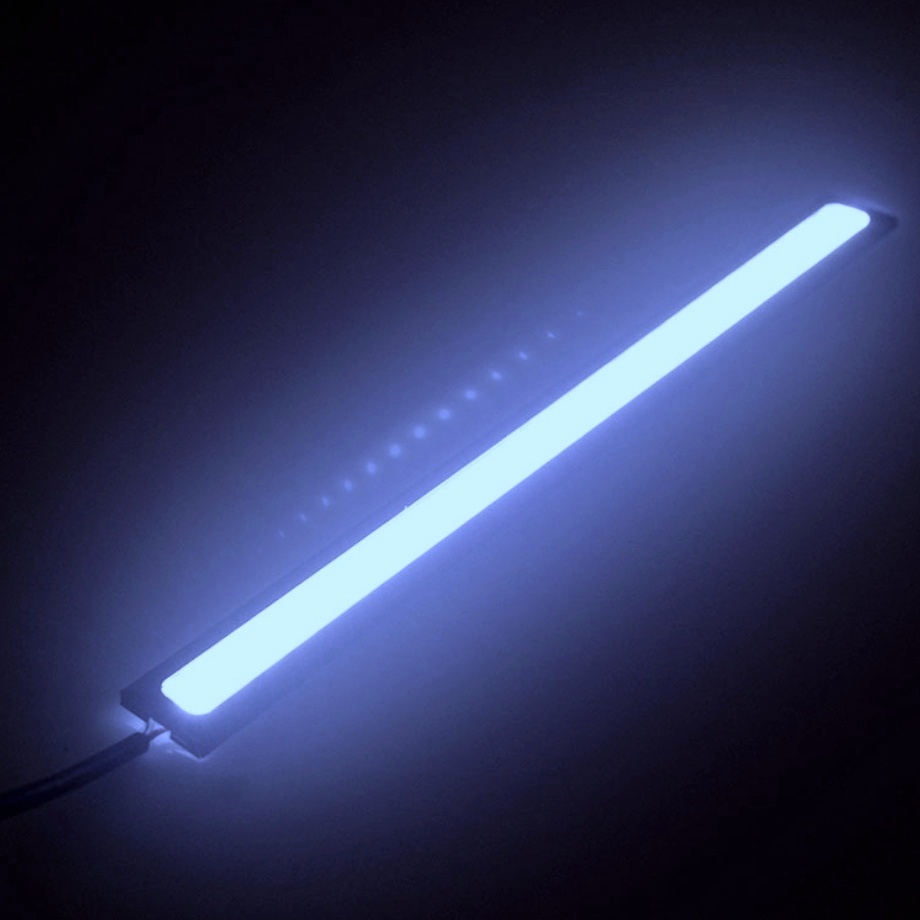 LED デイライト バー ライト 薄さ4mm ホワイト/ブルー/アイスブルー/アンバーDC12V 面発光 強力 全面発光 パネルラ イルミ COB 17cm｜various-goods｜04