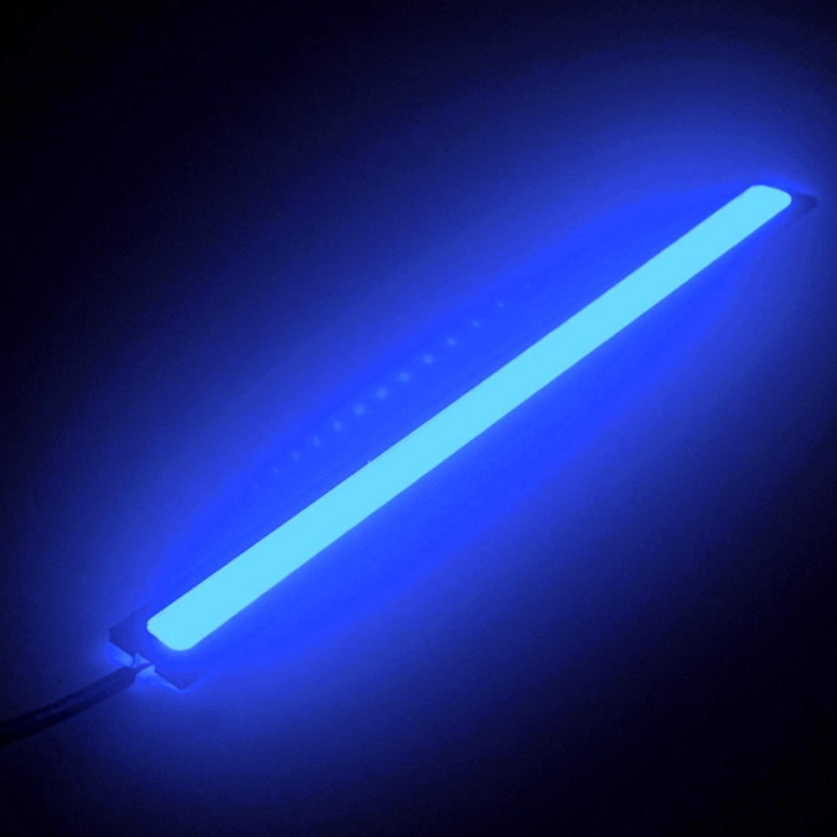 LED デイライト バー ライト 薄さ4mm ホワイト/ブルー/アイスブルー/アンバーDC12V 面発光 強力 全面発光 パネルラ イルミ COB 17cm｜various-goods｜03