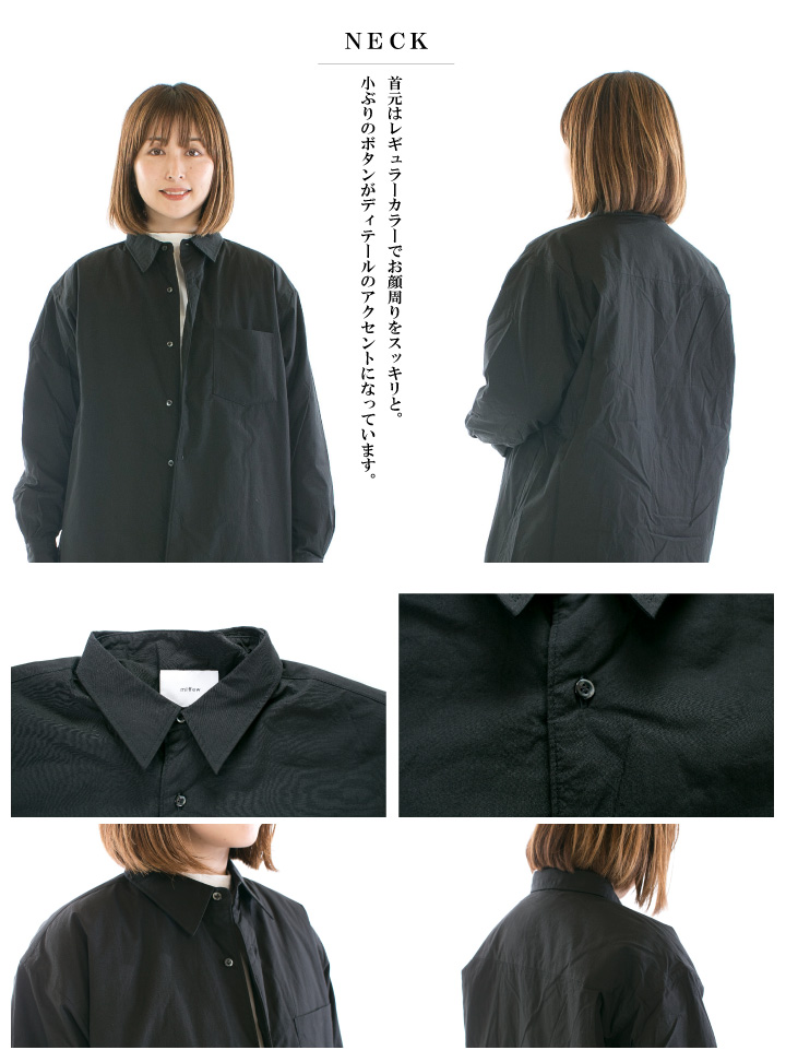 miffew OVER DOWN SHIRTS BLACK サイズ3 miffew OVER DOWN SHIRTS BLACK サイズ3