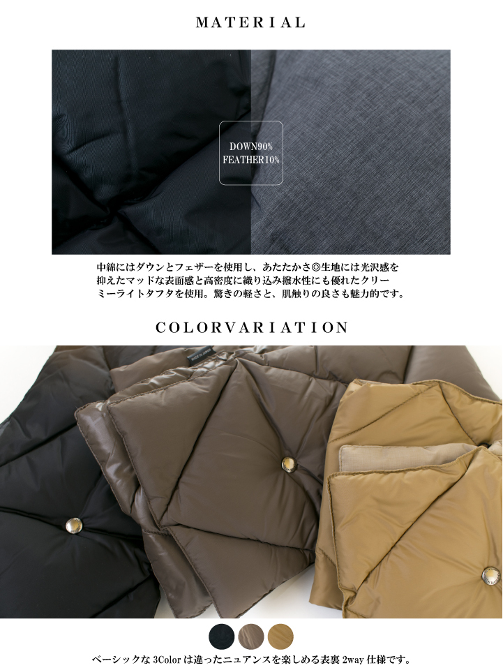 LOFTLABO ロフトラボ NEIYOOキルティングマフラー TL15FAC06
