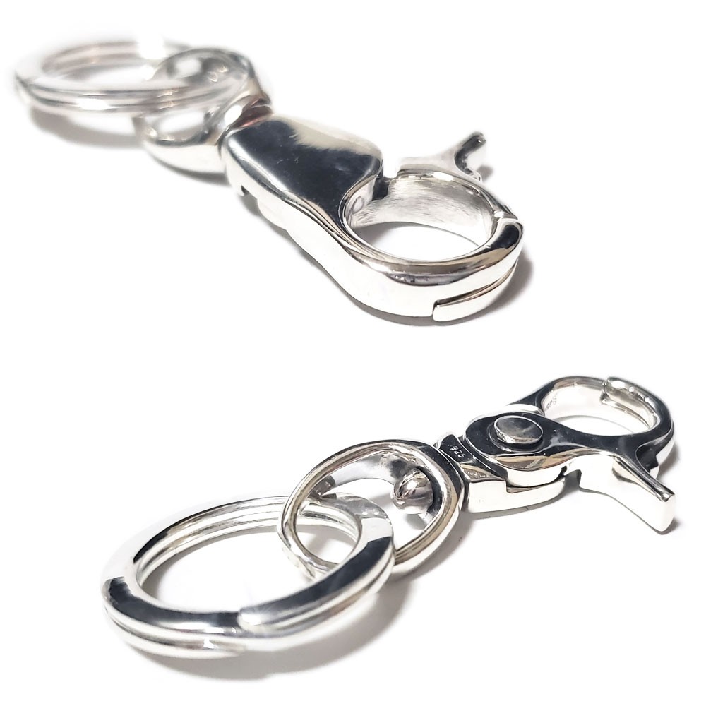 シルバー925 / キーリング シンプルスタイル 50mm レバーナスカン