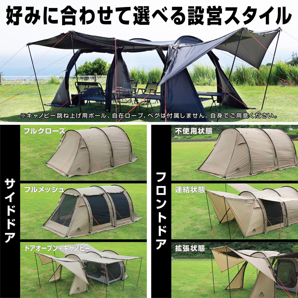 Amazon.co.jp: ヴァストランド VASTLAND カンガルーテント インナーテント 一人用 ソロテント 簡単設営 コット連結ベルト  メッシュタイプ : スポーツ＆アウトドア
