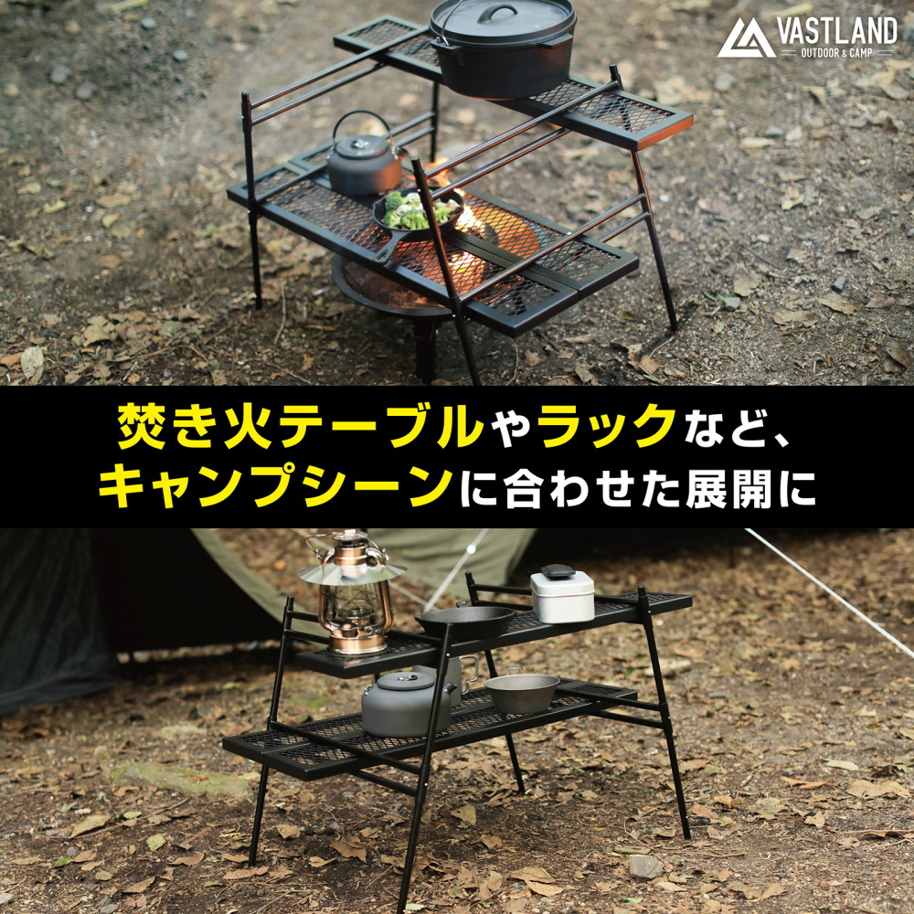 VASTLAND（ヴァストランド） ポータブル アイアンテーブル Mサイズ