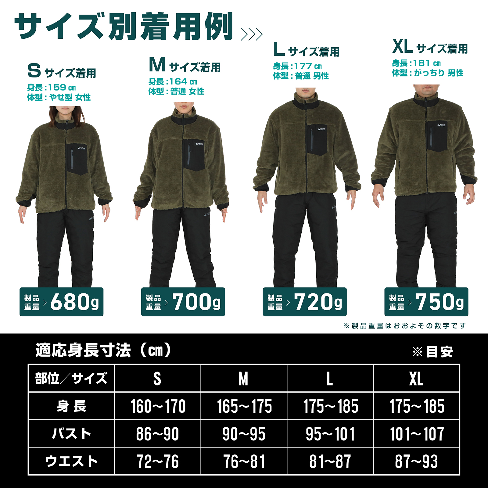 VASTLAND（ヴァストランド） フリースジャケット リバーシブル メンズ