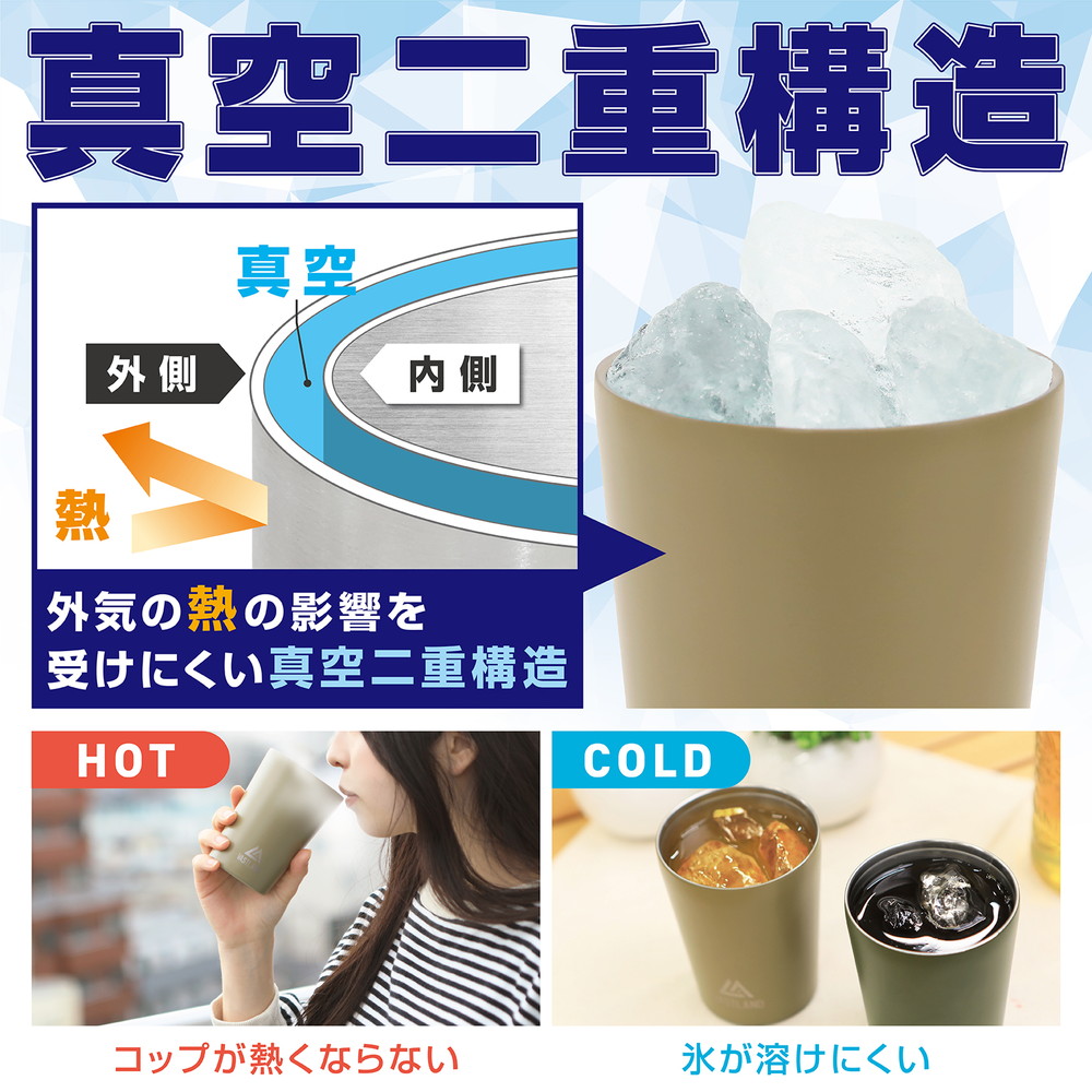 VASTLAND タンブラー 蓋付き 真空断熱 コーヒータンブラー コンビニマグ 保温保冷 240ml｜vastland｜06