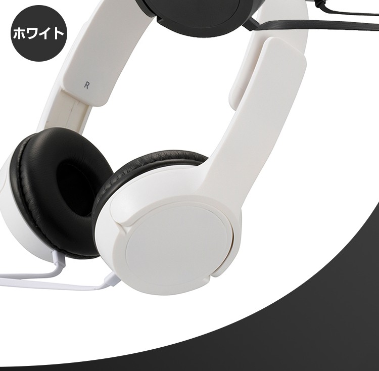 ヘッドホン ステレオヘッドホン 密閉型 有線 40mmドライバ搭載 高音質