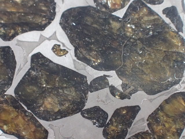 最高品質Seymchan(Iron ? E)（Pallasite(PAL-MG,石質隕石)）落下地