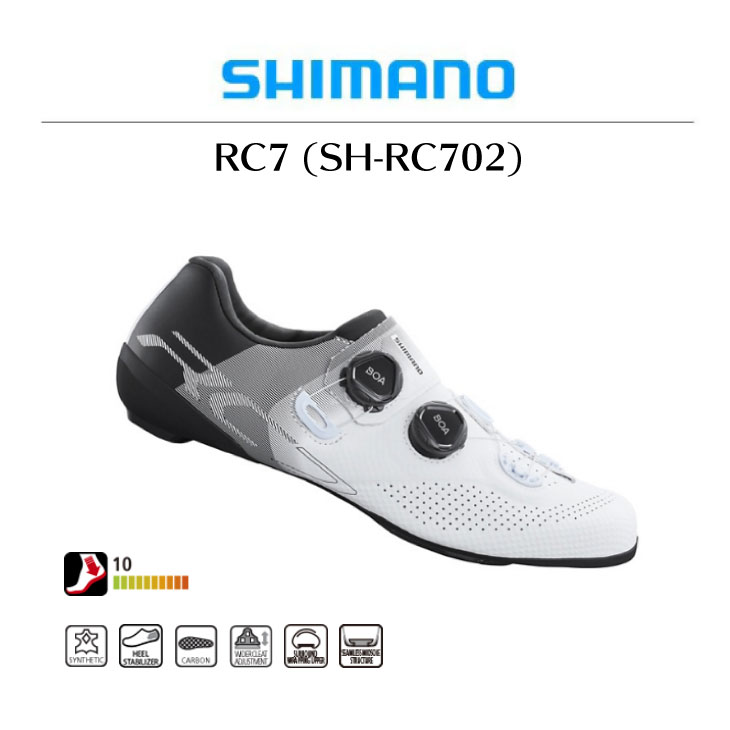 一部即納あり)SHIMANO シマノ RC7(SH-RC702)SPD-SL ホワイト シューズ