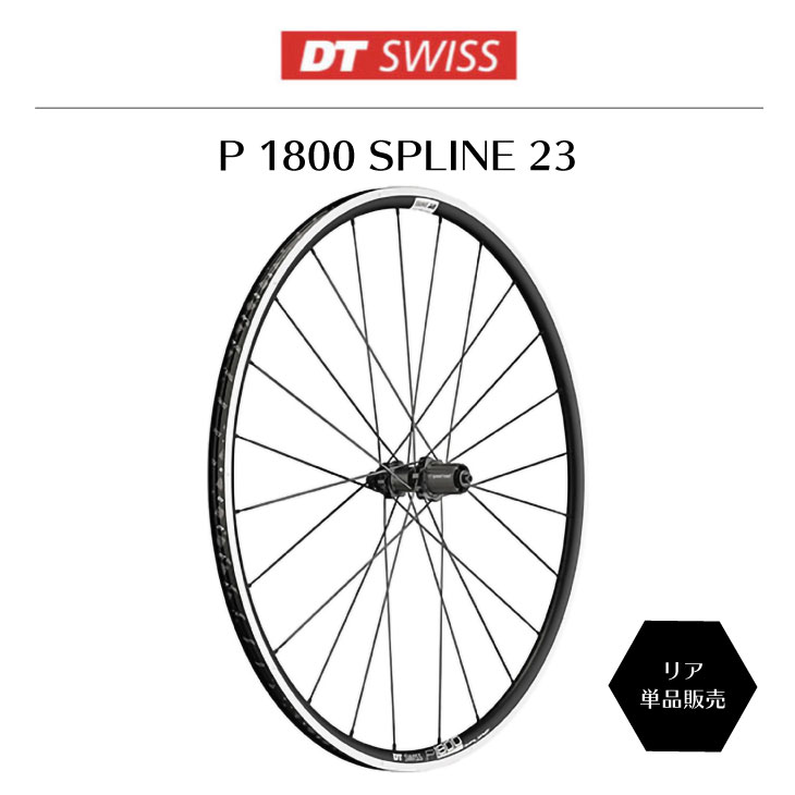 即納)DT SWISS DT スイス P 1800 SPLINE 23 P 1800 スプライン 23 リア