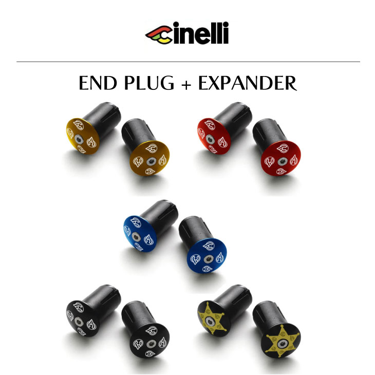 即納)(メール便対応商品)cinelli チネリ END PLUG EXPANDER エンドプラグ エキスパンダー バーエンドキャップ  :22002475:自転車館びーくる 通販 