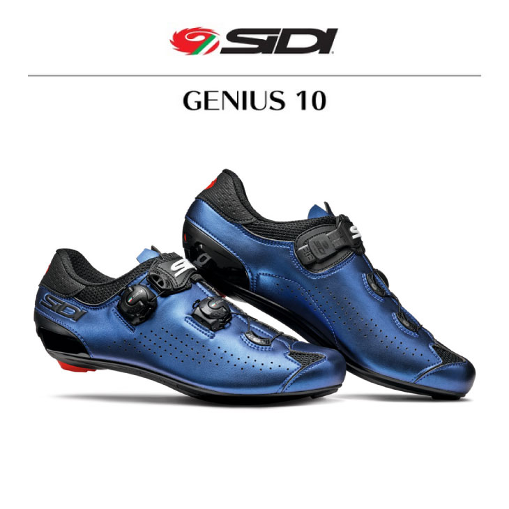 即納あり)SIDI シディ GENIUS 10 ジェニウス10 ROAD メタリックブルー