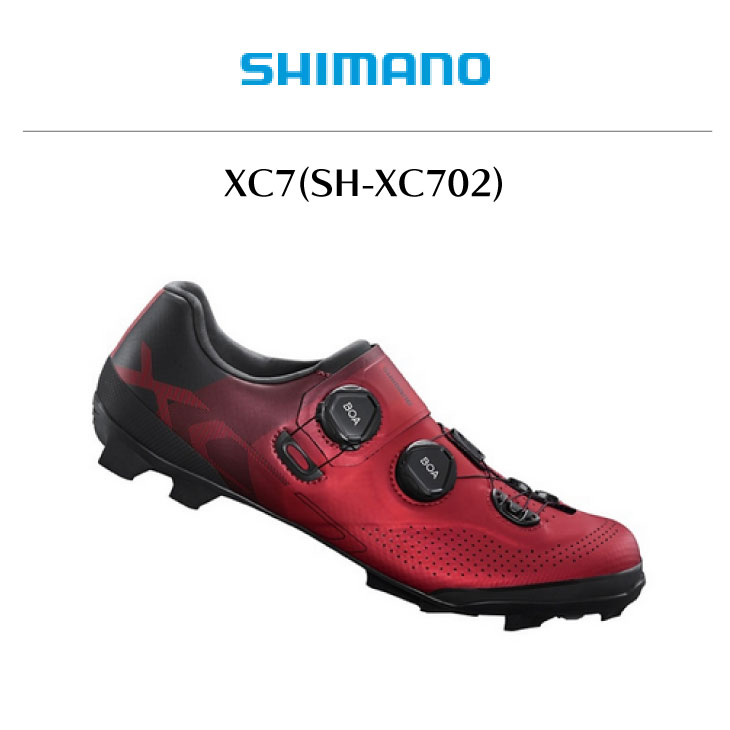 シマノ SHIMANO 2025 XC7(SH-XC702)WIDE レッド ワイド SPD対応