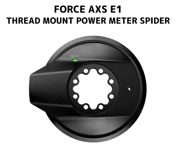 SRAM スラム FORCE AXS E1 THREAD MOUNT POWER METER SPIDER フォース