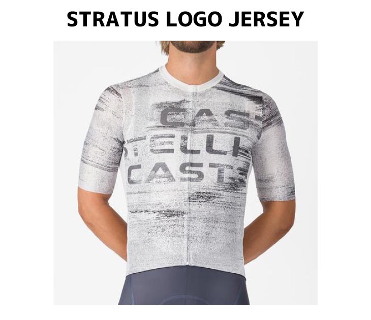 Castelli（カステリ） (即納)CASTELLI STRATUS LOGO JERSEY ストラタス