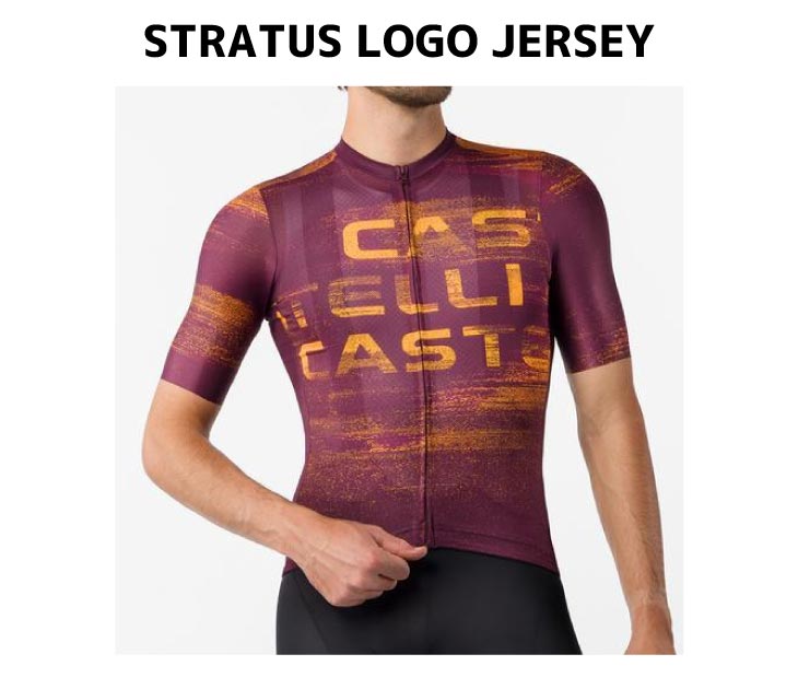 Castelli（カステリ） (即納)CASTELLI STRATUS LOGO JERSEY ストラタス