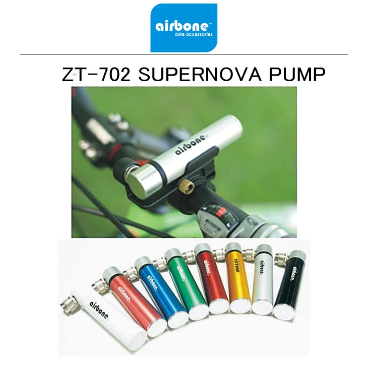 即納あり)airbone エアボーン ZT-702 SUPERNOVA PUMP スーパーノヴァポンプ B230 ミニポンプ 全長99mm  :24000662:自転車館びーくる - 通販 - Yahoo!ショッピング