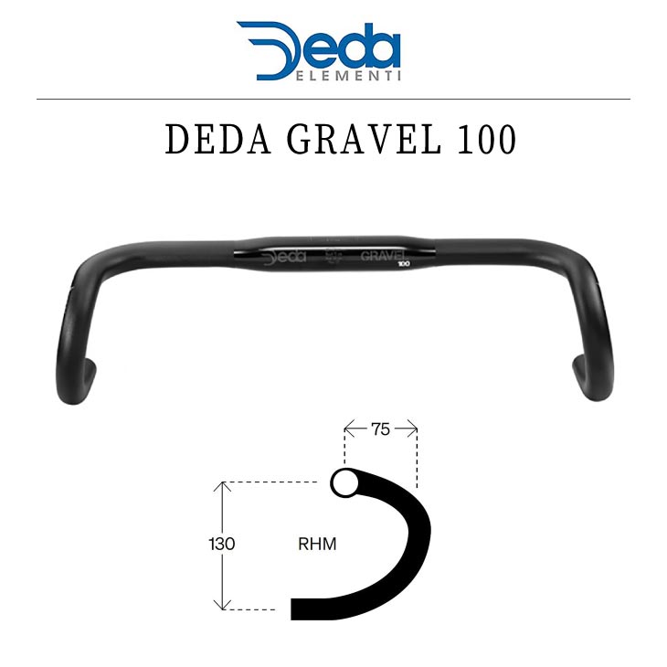 DEDA デダ GRAVEL100 グラベル100 アルミハンドルバー Φ31.7mm ドロップハンドルバー :24001037:自転車館びーくる -  通販 - Yahoo!ショッピング