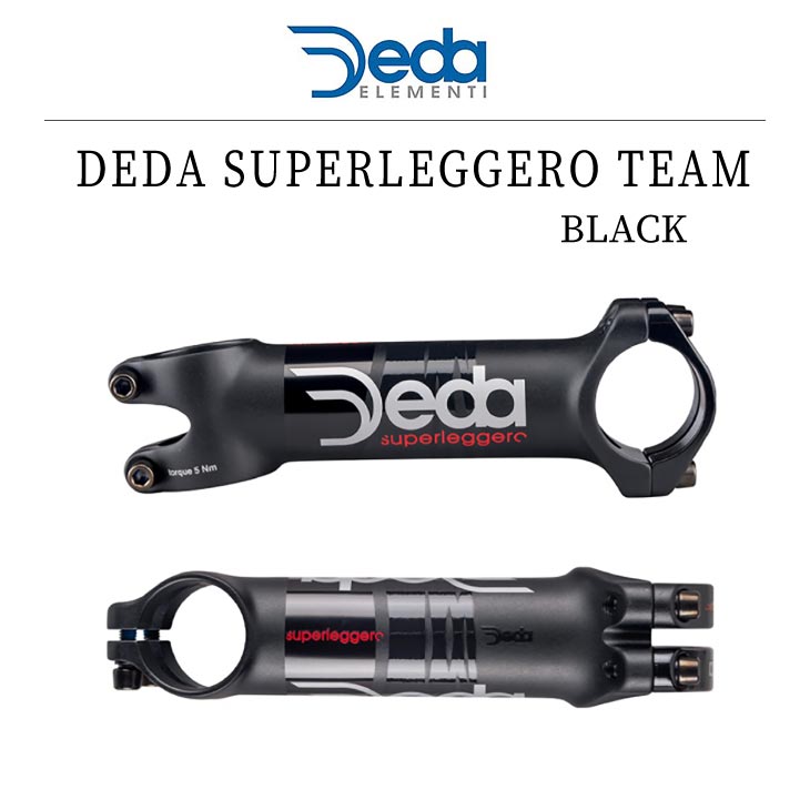 DEDA デダ SUPERLEGGERO TEAM STEM スーパーレジェロ チーム ブラック