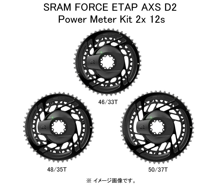 SRAM スラム Force eTap AXS D2 Power Meter Kit 2x フォース