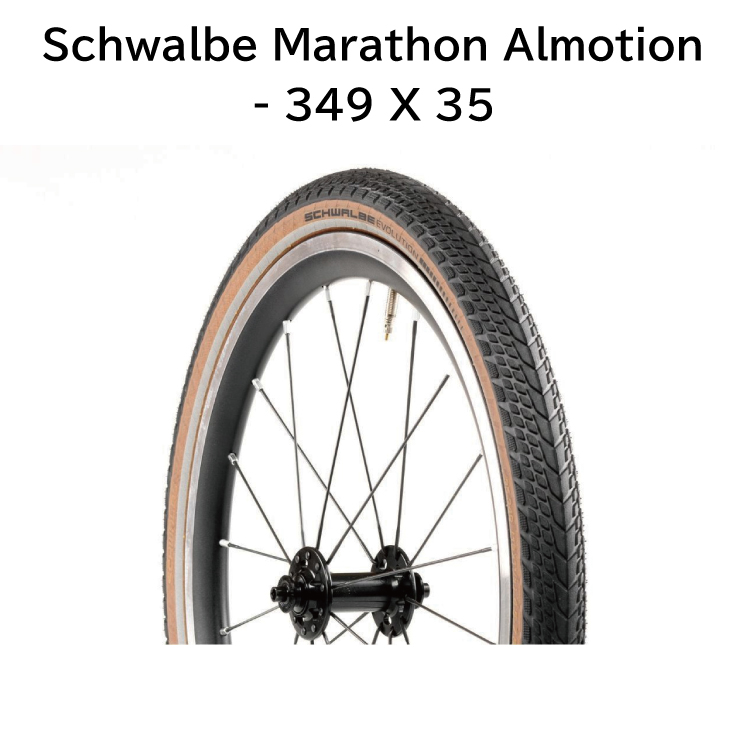 即納)BROMPTON ブロンプトン SCHWALBE MARATHON ALMOTION シュワルベ