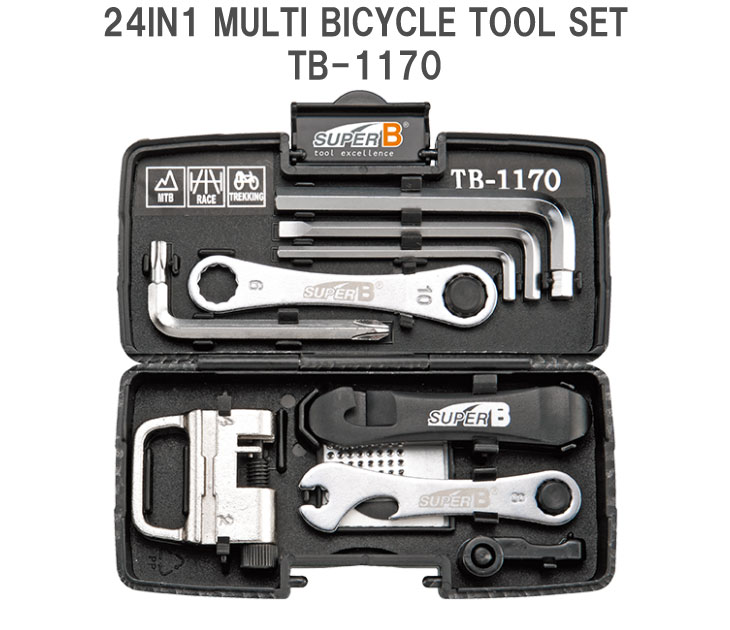即納)(メール便対応商品)SUPER B スーパービー 24IN1 MULTI BICYCLE 